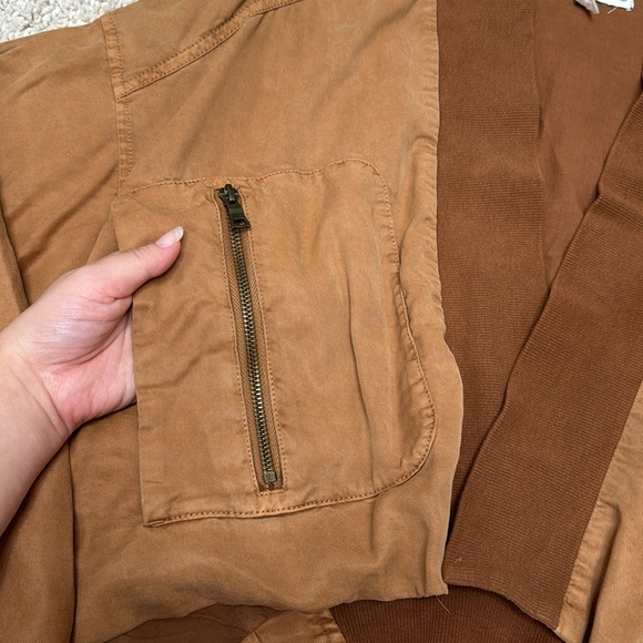 Young Fabulous & Broke camel brown crop jacket - Picture 3 of 7